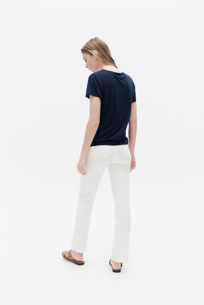 t-shirt taylor bleu marine femme