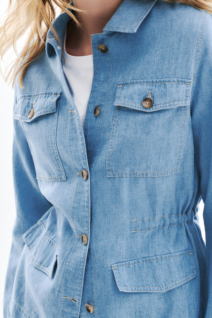 Veste Grace5 bleu ciel femme