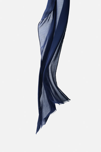 Foulard Lazeo bleu marine femme