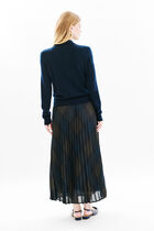 Mjane sweater 100% cashmere navy blue woman