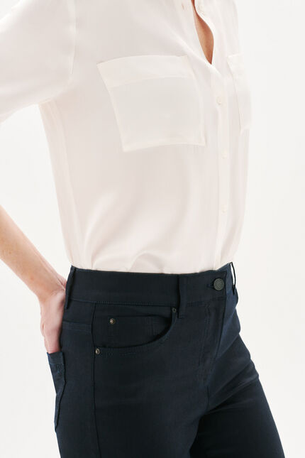 Hochgeschnittene Hose Pbradley marineblau damen