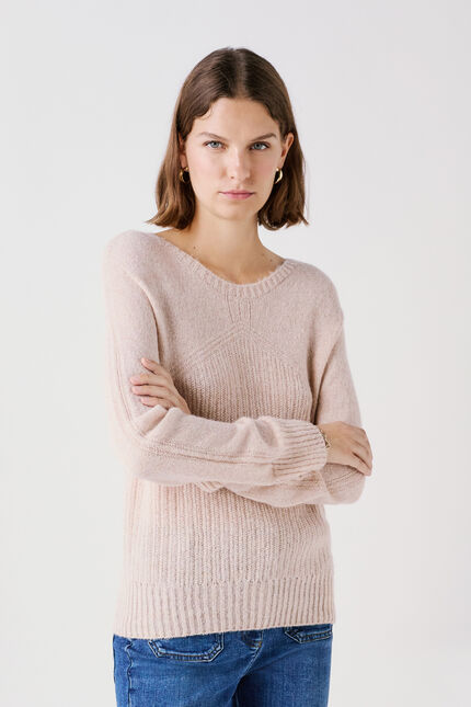 Maglione Mphilo rosa pastello donna
