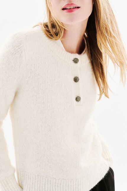 Mdona sweater ecru woman