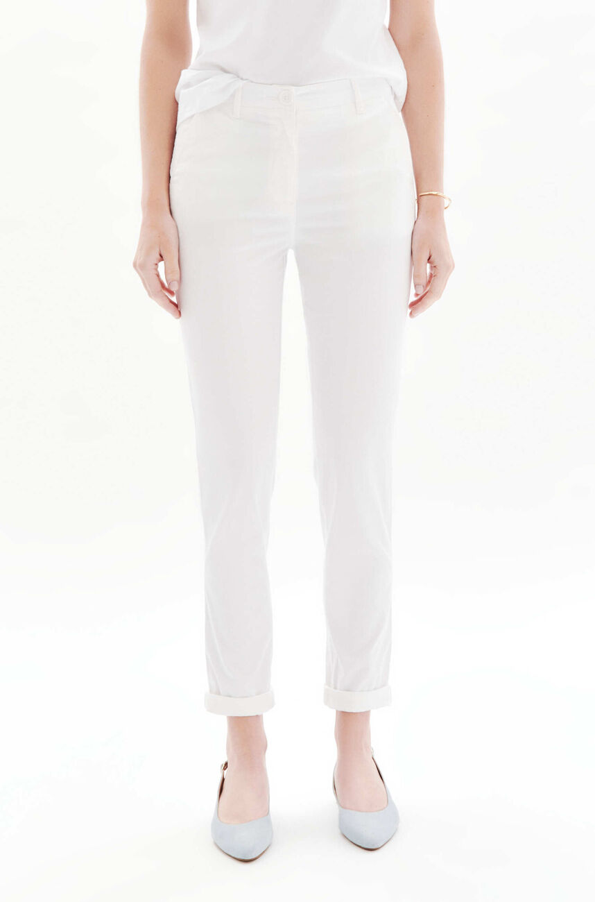 pantalon adelmo blanc femme