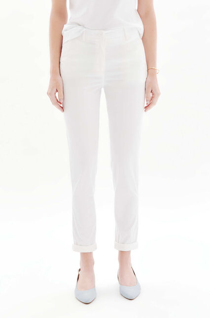 pantalon adelmo blanc femme
