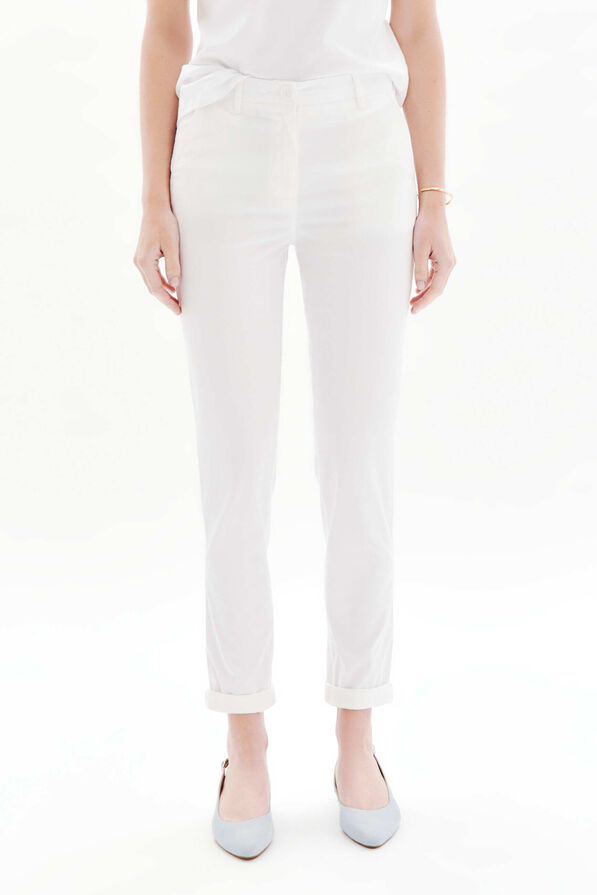pantalon adelmo blanc femme