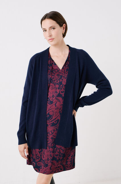 Gilet mgary bleu marine femme