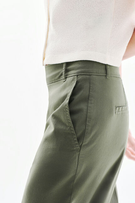 Pantalón Pedalo verde caqui mujer