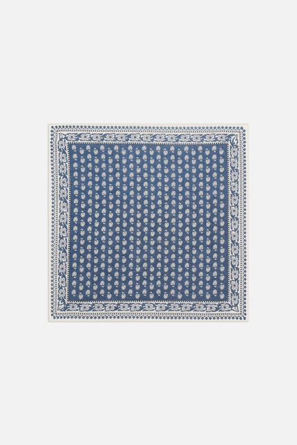 Foulard Léa bleu foncé femme