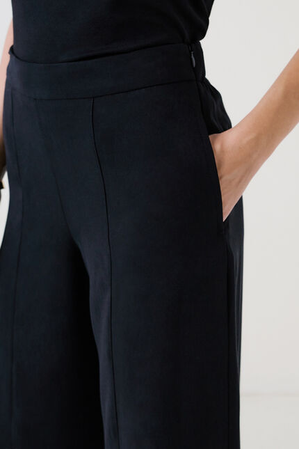 pantaloni palise nero donna