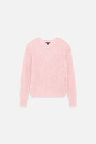 Mgordon Made in Italy sweater pastel pink woman