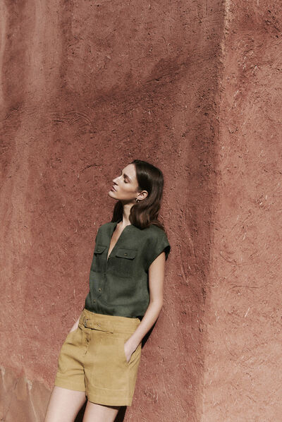 short casual bazzano taupe femme