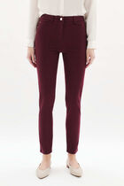 Tony trousers burgundy woman