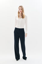 Trousers Pclem navy blue woman
