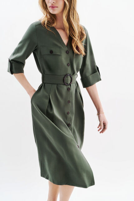 Kleid Rsarah khakigrün damen