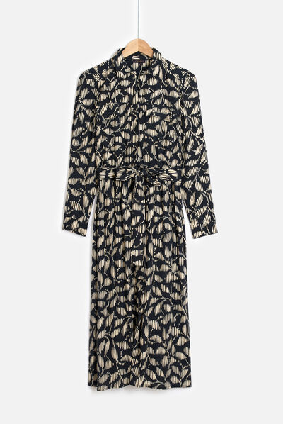 robe meghan noir femme