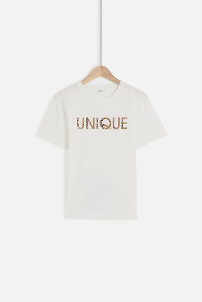 t-shirt tunique ecru femme