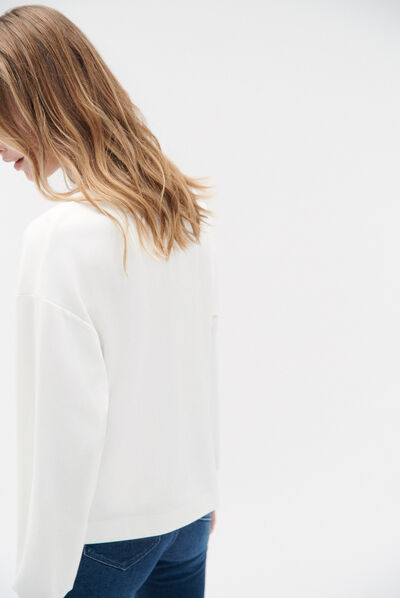 T-shirt Minie ivoor vrouw