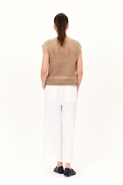 Pull manhattan couleur or femme