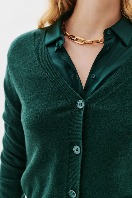 Gilet Mtheodore vert foncé femme