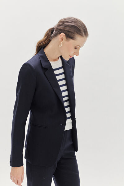 blazer fiona bleu marine femme