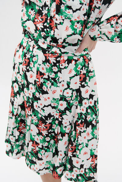 jupe nila noir femme