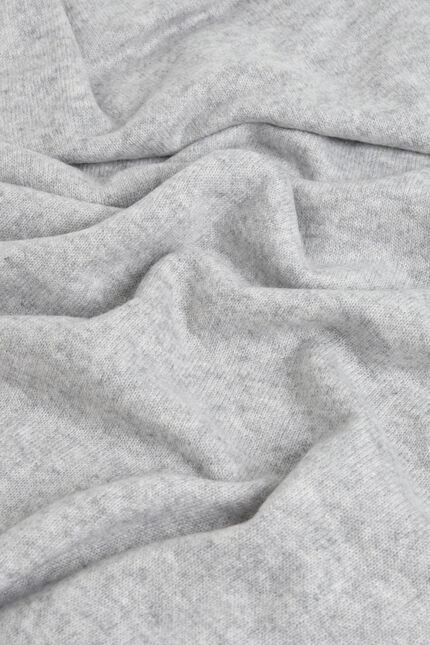 Mabel 100% cashmere scarf light grey woman