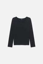 tbasico t-shirt black woman