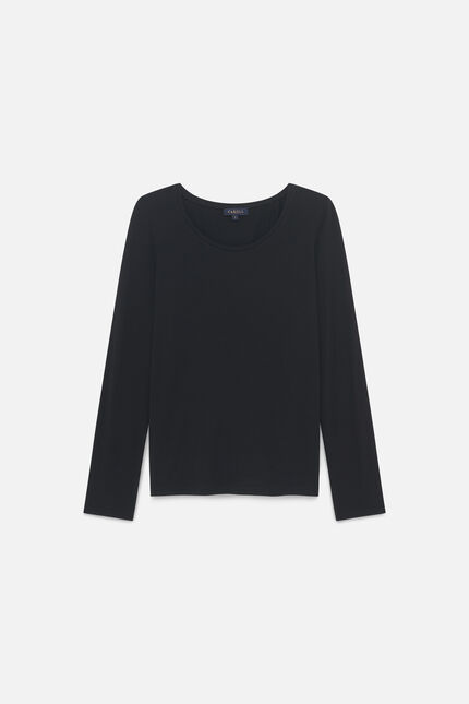t-shirt tbasico nero donna