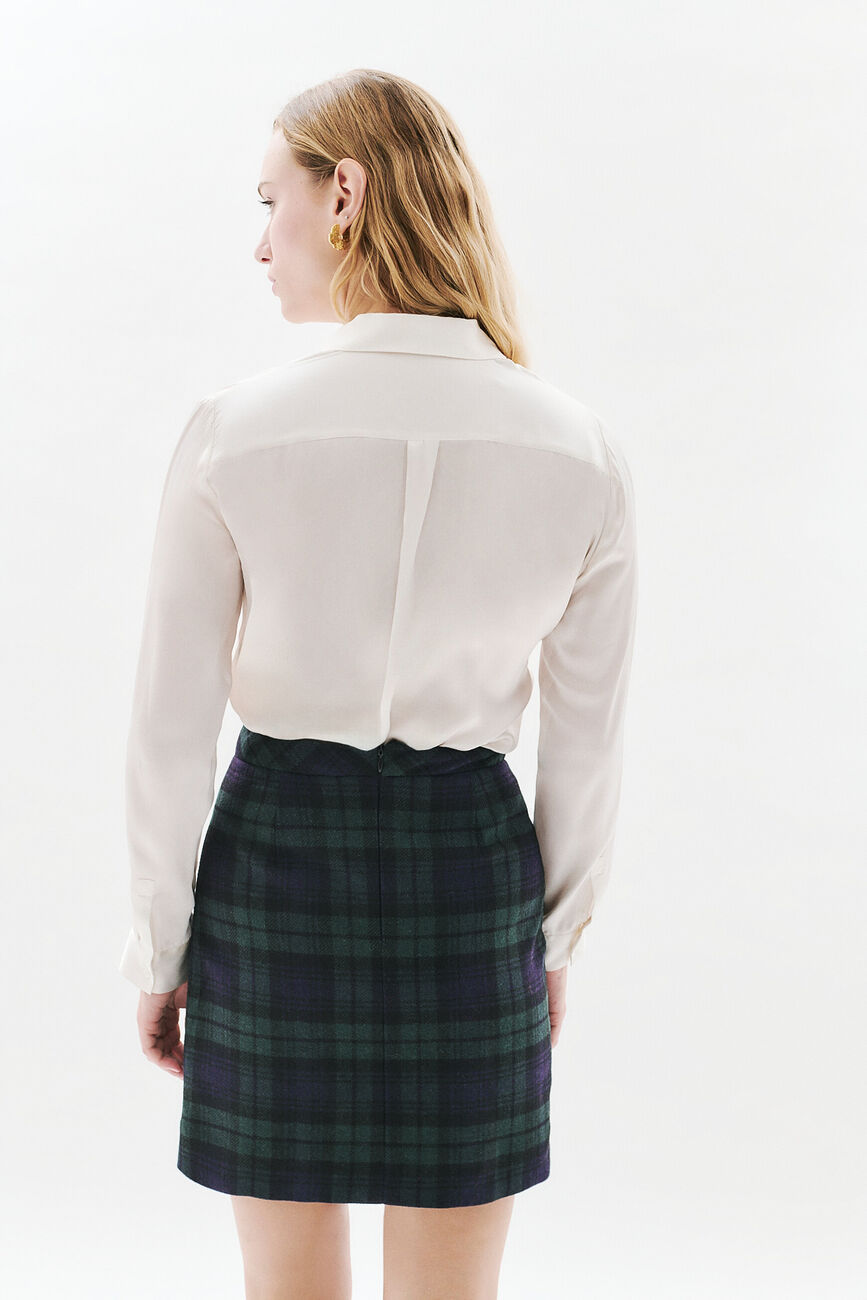 Justiane skirt navy blue woman