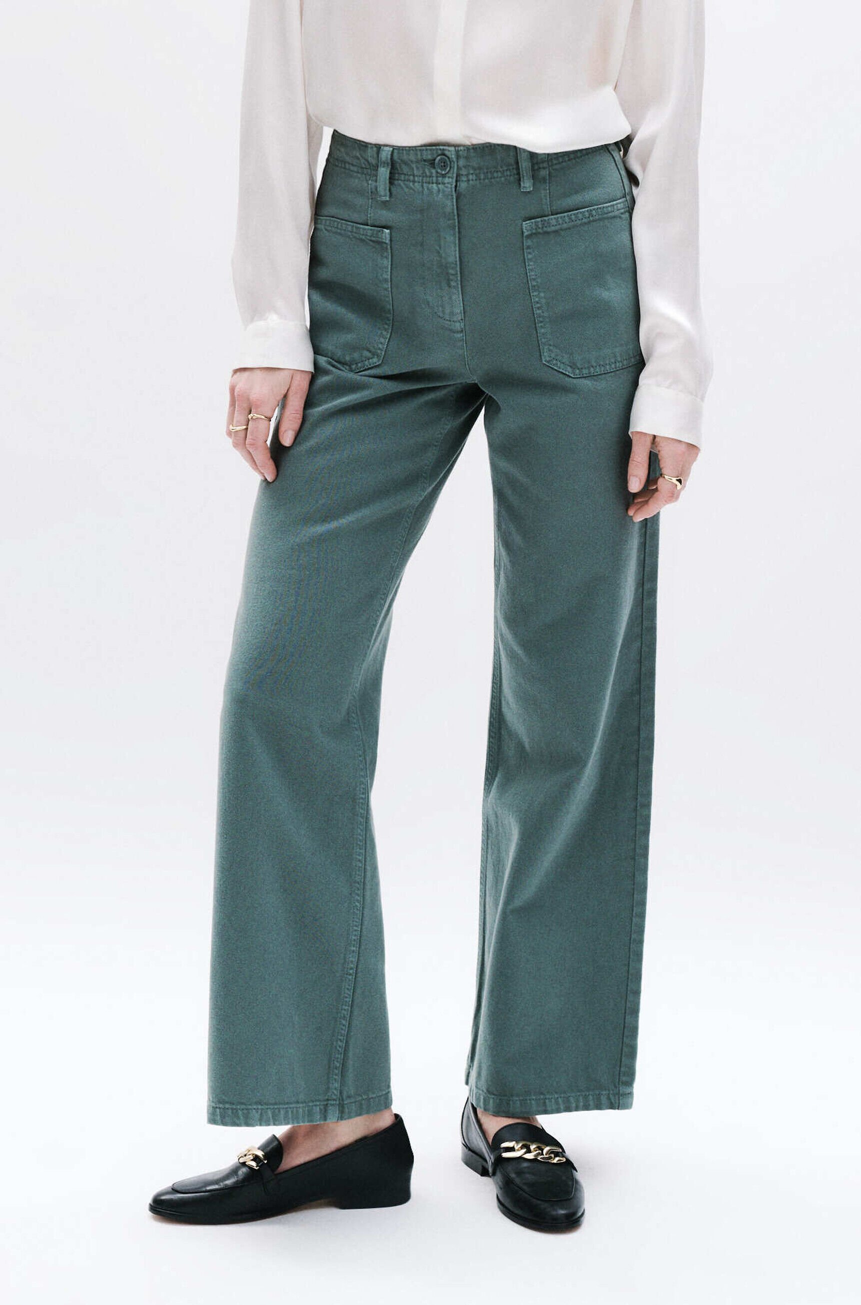 Pantalon Passenger vert pastel femme
