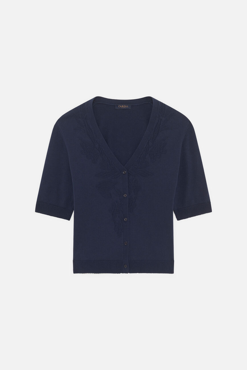 Pull Mirella bleu marine femme