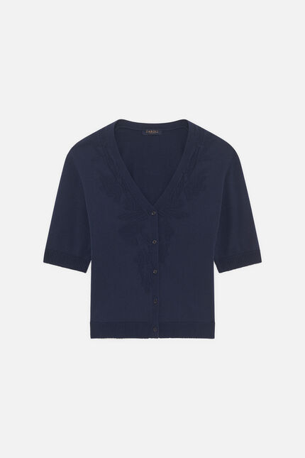 Pull Mirella bleu marine femme