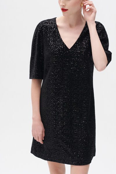 Robe rafaela noir femme