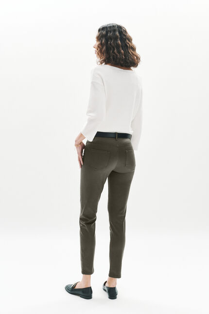 pantalon tony vert kaki femme