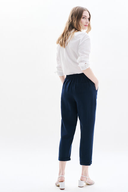Pantalón ignace azul marino mujer