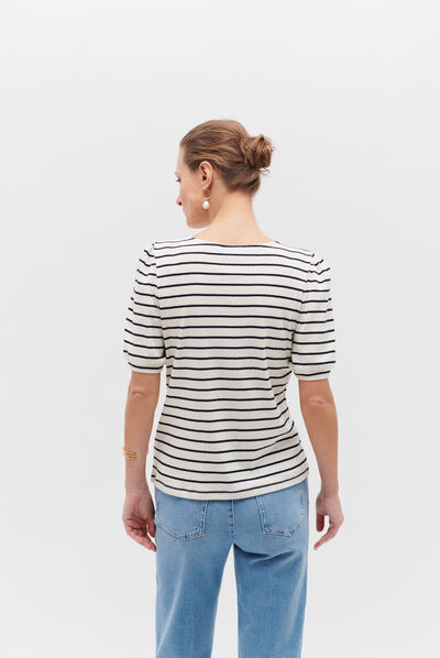 t-shirt rey ecru femme
