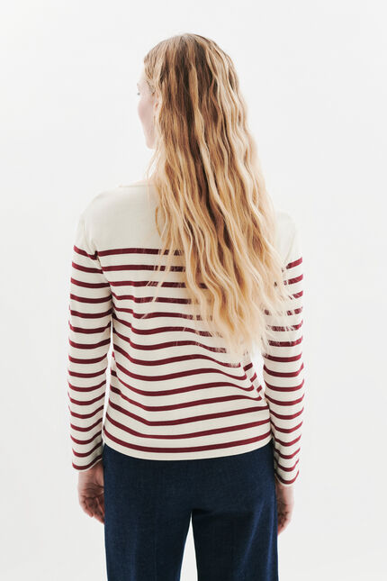 T-shirt Tcassandre bordeaux femme