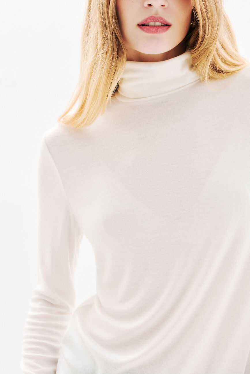 T-shirt Tlili ecru woman