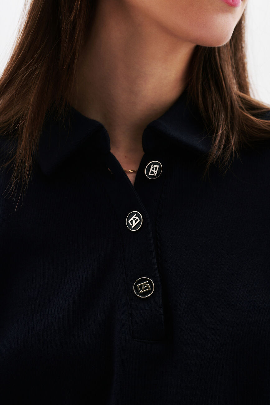 T-shirt Tderricka2 bleu marine femme