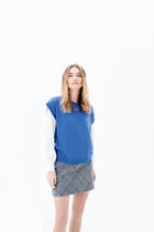 Mathilde sweater electric blue woman