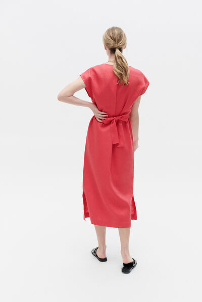 Robe rfaustine rose femme