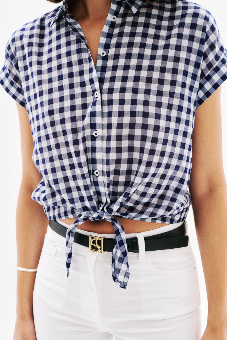 Camicia Clivio blu navy donna