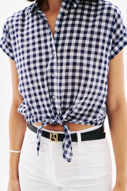 Hemd Clivio marineblau damen