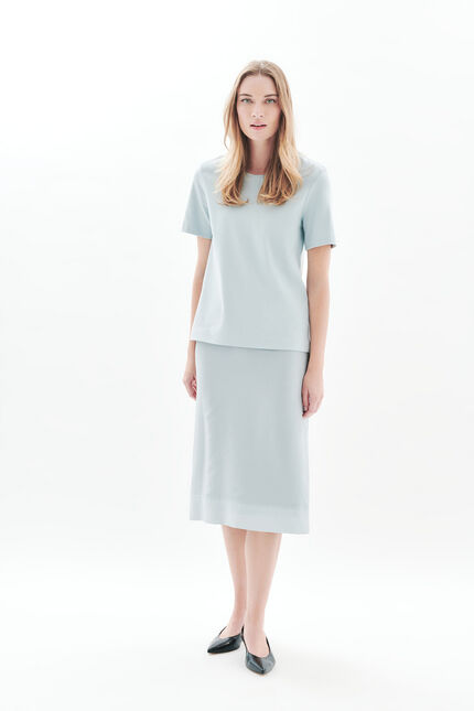 T-shirt thugo vert clair femme