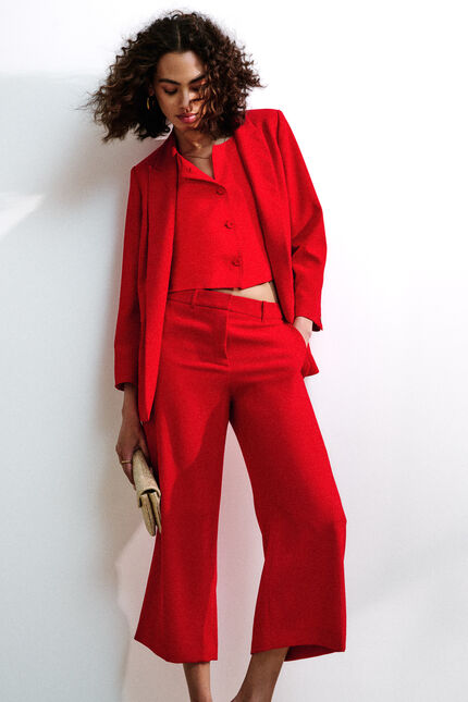 Pantalón Pandino rojo mujer