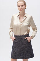 Apoline skirt navy blue woman