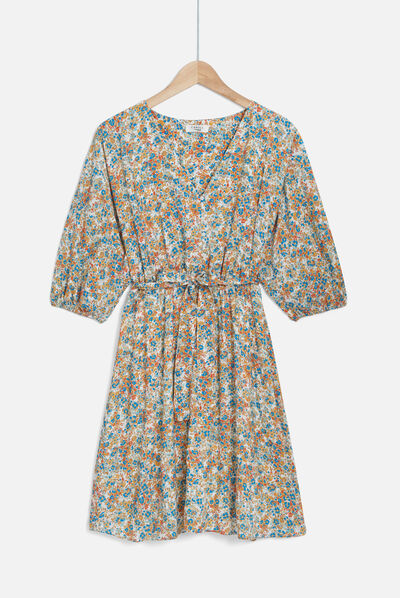 robe magnolia ivoire femme