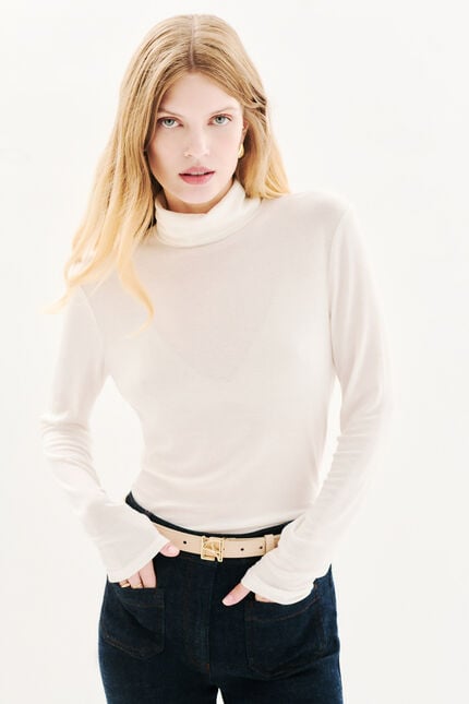 Camiseta Tlili crudo mujer