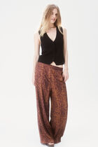 Pandi Long trousers cognac brown woman